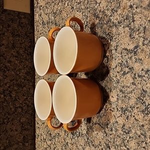 Vintage Jamestown Ironstone Coffee Mugs, Set of 4
